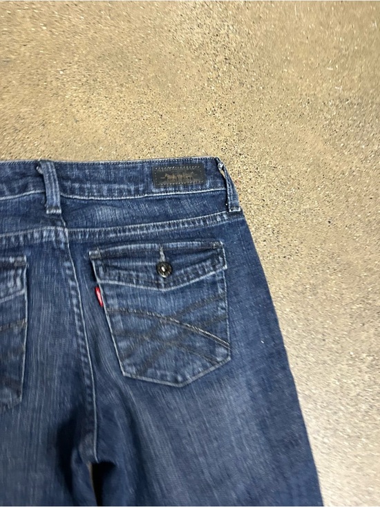 Levi’s Jeans Womens 4 Blue Flare Y2K 2000s Bell Bottoms 545 Grunge Alt Girlie - Picture 8 of 10